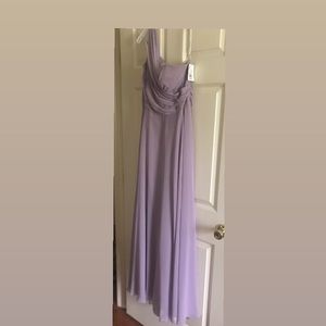 NWT David’s Bridal One shoulder Bridesmaid dress